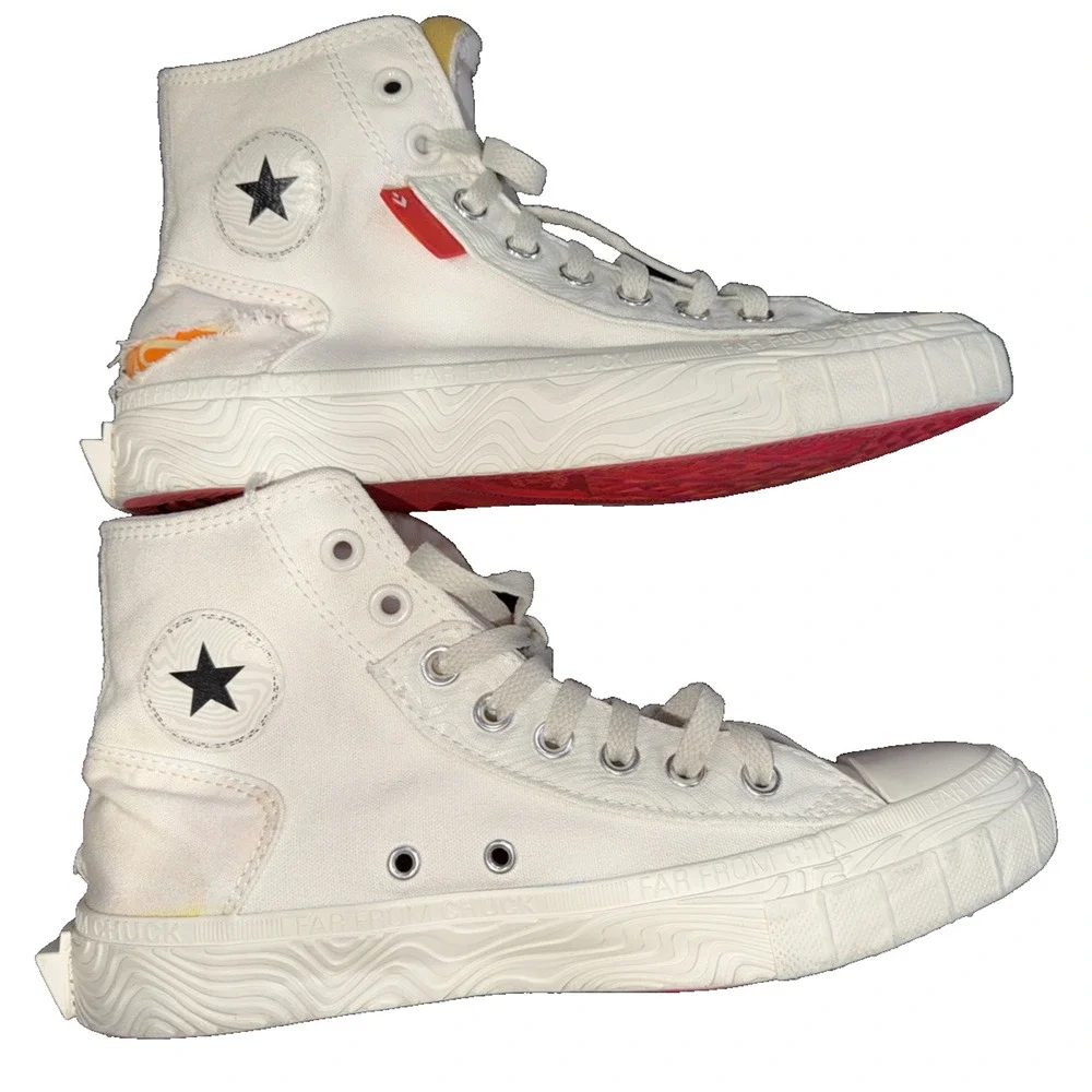 Converse Alt Star Tear Away Light Bone High Tops M7 W9